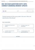 EEG 200 EXAM QUESTIONS WITH 100&percnt;  CORRECT ANSWERS&sol;NEWEST UPDATE