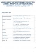 ENTOMOLOGY CDE TEST BANK EXAM NEWEST VERSION WITH  COMPLETE 250 QUESTIONS AND CORRECT DETAILED  ANSWERS ACTUAL EXAM WITH VERIFIED ANSWERS  ASSURED PASS GRADED A&plus; BRAND NEW&excl;&excl;