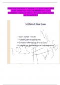 NURS 6630 Final Exam &lpar;5 Versions&comma; 375 Q & A&comma; Latest-2023&rpar;  &sol; NURS 6630N Final Exam &sol; NURS6630 Final Exam &sol;  NURS6630N Final Exam&colon; Walden University &vert; 100&percnt; Verified  and Correct Q & A  