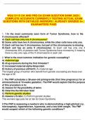 WGU D115  2 EXAMS BUNDLE WITH COMPLETE ACCURATE CURRENTLY TESTING ACTUAL QUESTIONS WITH DETAILED ANSWERS