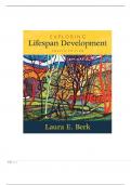 Test Bank For Exploring Lifespan Development 4th Edition Author&colon; Laura E Berk All Chapters With Verified Questions And Answers 100&percnt; Complete A&plus; Study Guide Instant Download Available In PDF Latest Version