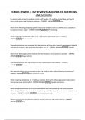 HCMA 115 WEEK 1 TEST REVIEW EXAM UPDATED QUESTIONS AND ANSWERS