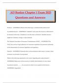 AD Banker Chapter 1 Exam 2025 Questions and Answers