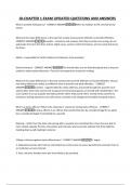 JD-CHAPTER 1 EXAM UPDATED QUESTIONS AND ANSWERS