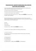 PRAXIS BIOLOGY CONTENT KNOWLEDGE 5236 UPDATED QUESTIONS AND ANSWERS