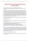 Duties of Express Trustees Questions and Answers 2025&period;