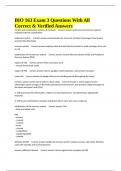 BIO 163 Exam 3 Questions With All Correct & Verified Answers 