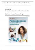 TEST BANK For Pharmacotherapeutics for Advanced Practice Nurse Prescribers&comma; 6th Edition by Woo & Wright&comma; ISBN 13&colon; 9781719648035&comma; All 57 Chapters Covered&comma; Verified Latest Edition&period;