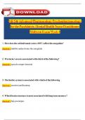 NR 546 Advanced Pharmacology Psychopharmacology  for the Psychiatric-Mental Health Nurse Practitioner Midterm Exam Week 4 &lpar;2025&sol;2026&rpar;