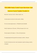 NRA Rifle Study Guide Exam Questions And Answers Latest Update Graded A&plus;