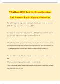 NRA Basic RSO Test KeyExam Questions And Answers Latest Update Graded A&plus;