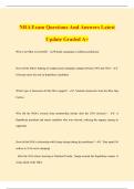 NRA Exam Questions And Answers Latest Update Graded A&plus;