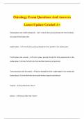 Osteology Exam Questions And Answers Latest Update Graded A&plus;