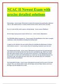 NCAC II Newest Exam &lpar;513 questions&rpar; with precise detailed solutions 