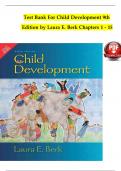Test Bank For Child Development 9th Edition by Laura E&period; Berk Chapters 1 - 15