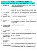 ALU 202 - CHAPTER 8 &lpar;MORBIDITY RISKS&rpar; 55&plus; ACTUAL QUESTIONS AND ANSWERS&vert;2025 UPDATE
