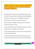 LEED AP ID&plus;C Practice Test C 2025&sol;2026  Exam Questions and Verified Answers &vert;  Already Graded A&plus; 