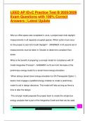 LEED AP ID&plus;C Practice Test B 2025&sol;2026  Exam Questions with 100&percnt; Correct  Answers &vert; Latest Update 