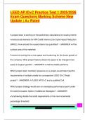 LEED AP ID&plus;C Practice Test 1 2025&sol;2026  Exam Questions Marking Scheme New  Update &vert; A&plus; Rated
