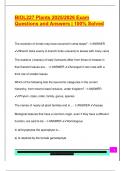 BIOL 227 EXAM PACKAGE DEAL QUESTIONS AND VERIFIED DETAILED ANSWERS &vert; 100&percnt; GUARANTEED PASS &vert; ALREADY GRADED A&plus;
