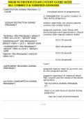 NR228 NUTRITION EXAM 2 STUDY GUIDE WITH ALL CORRECT & VERIFIED ANSWERS