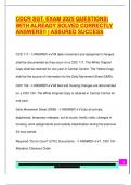 CDCR SGT&period; EXAM 2025 QUESTIONS&vert;  WITH ALREADY SOLVED CORRECTLY  ANSWERS&excl;&excl; &vert; ASSURED SUCCESS 