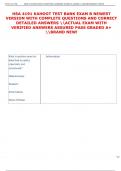 HSA 4191 KAHOOT TEST BANK EXAM B NEWEST  VERSION WITH COMPLETE QUESTIONS AND CORRECT  DETAILED ANSWERS ACTUAL EXAM WITH  VERIFIED ANSWERS ASSURED PASS GRADED A&plus;  BRAND NEW&excl; 