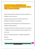 FL Bail Bonding 2025&sol;2026 Exam  Questions and Detailed Answers &vert; Get it  100&percnt; Correct Answers