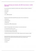 Agency and Brokerage&period; Exam Questions and Correct Answers with 100&percnt; Correct Answers &vert; Latest 2025 Update&period; 