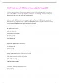 AH-64E Limits Exam Revision&period; Exam Questions and Correct Answers with 100&percnt; Correct Answers &vert; Latest 2025 Update&period; 