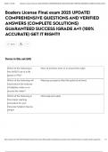 Boaters License Final exam 2025 UPDATE&vert; COMPREHENSIVE QUESTIONS AND VERIFIED ANSWERS &lpar;COMPLETE SOLUTIONS&rpar; GUARANTEED SUCCESS &vert;GRADE A&plus;&excl;&excl; &lpar;100&percnt; ACCURATE&rpar; GET IT RIGHT&excl;&excl;