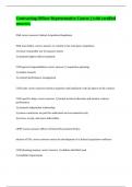 Contracting Officer Representative Course &vert;&vert; with certified answers&period;