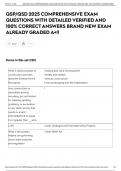 QSP&sol;QSD 2025 COMPREHENSIVE EXAM QUESTIONS WITH DETAILED VERIFIED AND 100&percnt; CORRECT ANSWERS BRAND NEW EXAM ALREADY GRADED A&plus;&excl;&excl;