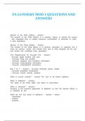 FA GUNNERY MOD 1 QUESTIONS AND ANSWERS