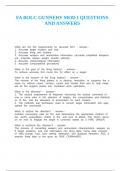FA BOLC GUNNERY MOD I QUESTIONS AND ANSWERS