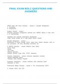 FINAL EXAM BOLC QUESTIONS AND ANSWERS&period;