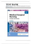 Test Bank for Dewits Medical Surgical Nursing Concepts and Practice 5th Edition Stromberg Chapter 1-49 Newest Version 2023