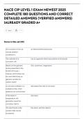 NACE CIP LEVEL 1 EXAM NEWEST 2025  COMPLETE 180 QUESTIONS AND CORRECT  DETAILED ANSWERS &lpar;VERIFIED ANSWERS&rpar;  &vert;ALREADY GRADED A&plus;
