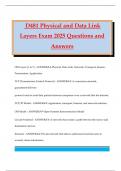 D481 Physical and Data Link Layers Exam 2025 Questions and Answers