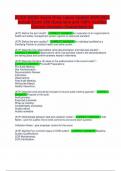ACSA NCSO Exam Prep - Latest Update 2024&ndash;2025&colon; 260 Actual Questions with 100&percnt; Verified Correct Answers