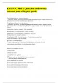 FA BOLC Mod 1 Questions and correct answers pass with good grade