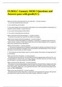 FA BOLC Gunnery MOD I Questions and Answers pass with grade&lpar;A&plus;&rpar;&period;