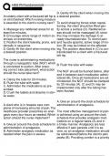 HESI PN FUNDAMENTALS ACTUAL EXAM NEWEST 2024-2025ACTUAL EXAM 180 QUESTIONS AND CORRECT DETAILED ANSWERS