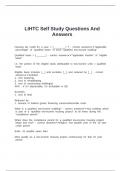 LIHTC Self Study Questions And Answers