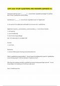 LIHTC SELF STUDY QUESTIONS AND ANSWERS &lpar;GRADED A&plus;&rpar;