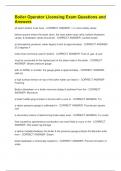 Boiler Operator Licensing Exam Questions and  Answers