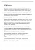 FP1 Review Questions and Answers 100&percnt; Solved