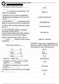 WGU D440 NUTRITION OBJECTIVE ASSESSMENT FINAL EXAM GUIDE&sol;COMPREHENSIVE STUDY GUIDE & PRACTICE TEST&sol; COMPLETE 300 QUESTIONS AND CORRECT ANSWERS