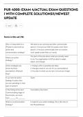 PUR 4000&colon; EXAM 4&sol;ACTUAL EXAM QUESTIONS  &vert; WITH COMPLETE SOLUTIONS&excl;&excl;&sol;NEWEST  UPDATE