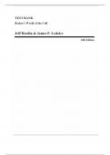 Test Bank - Becker-s World of the Cell&comma; 10th Edition &lpar;Hardin&comma; &rpar; Chapter 1-26 All Chapters&period;